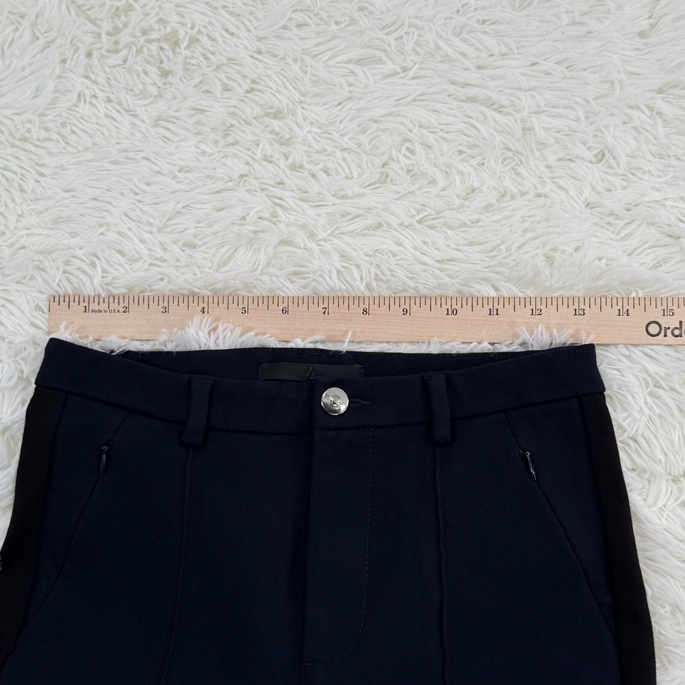 MAC Jeans Contrast Luxury Pants Colorblock Trousers‎ Black Blue Size 34 GER XS - Picture 5 of 14